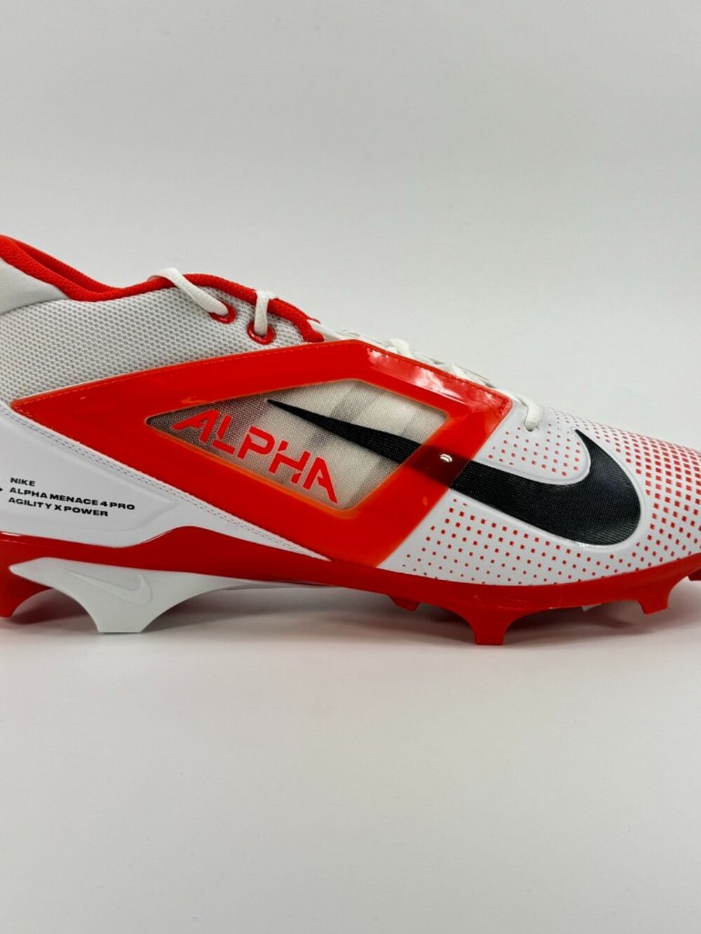 Nike Alpha Menace 4 Pro TB P 'White Team Orange' IB2507-107 Football Multi Size